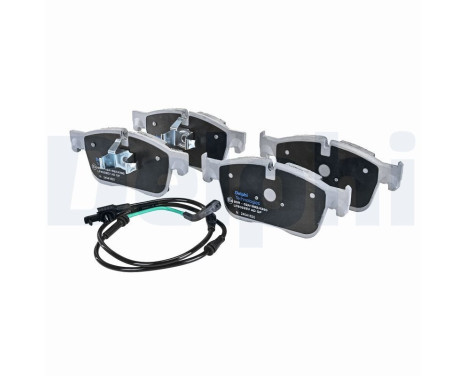Brake pad set, disc brake LP5022EV Delphi