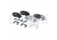 Brake pad set, disc brake LP5023EV Delphi
