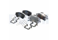 Brake pad set, disc brake LP5024EV Delphi