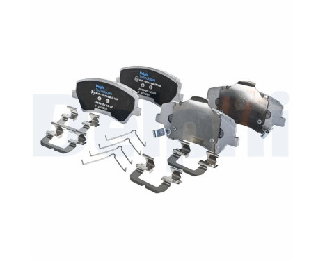 Brake pad set, disc brake LP5024EV Delphi