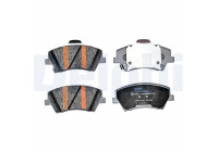 Brake pad set, disc brake LP5024EV Delphi