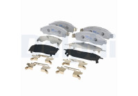 Brake pad set, disc brake LP5027EV Delphi