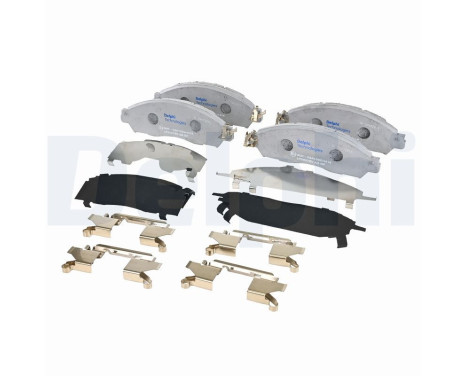 Brake pad set, disc brake LP5027EV Delphi