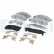 Brake pad set, disc brake LP5027EV Delphi