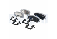 Brake pad set, disc brake LP5031EV Delphi