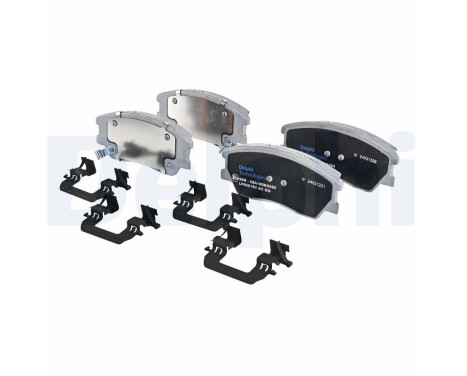 Brake pad set, disc brake LP5031EV Delphi