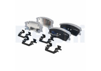 Brake pad set, disc brake LP5031EV Delphi