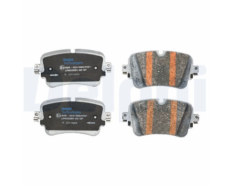 Brake pad set, disc brake LP5032EV Delphi