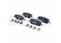 Brake pad set, disc brake LP5034EV Delphi
