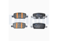 Brake pad set, disc brake LP5034EV Delphi