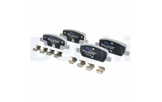 Brake pad set, disc brake LP5034EV Delphi