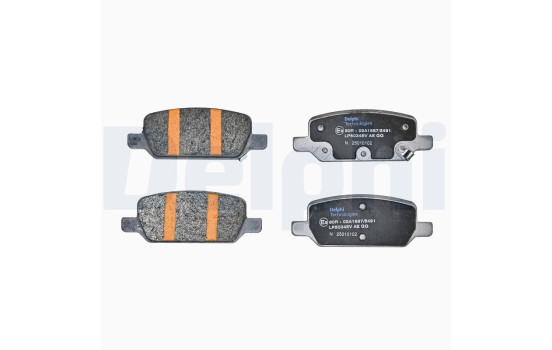 Brake pad set, disc brake LP5034EV Delphi, Image 2