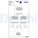 Brake pad set, disc brake LP5034EV Delphi, Thumbnail 3