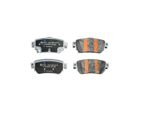 Brake pad set, disc brake LP5036EV Delphi