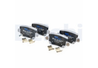Brake pad set, disc brake LP5037EV Delphi