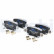 Brake pad set, disc brake LP5037EV Delphi