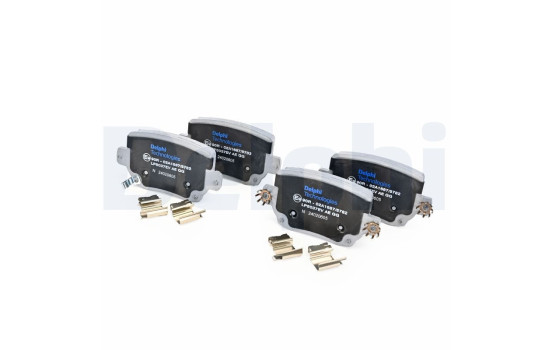 Brake pad set, disc brake LP5037EV Delphi