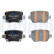 Brake pad set, disc brake LP5037EV Delphi, Thumbnail 2