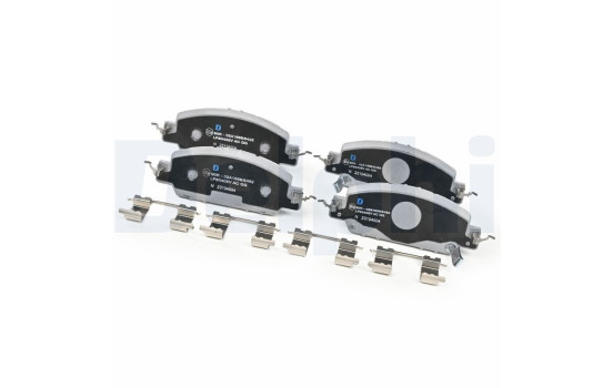 Brake pad set, disc brake LP5040EV Delphi, Image 2