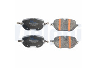 Brake pad set, disc brake LP5043EV Delphi