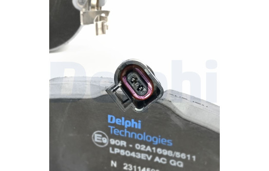 Brake pad set, disc brake LP5043EV Delphi, Image 4