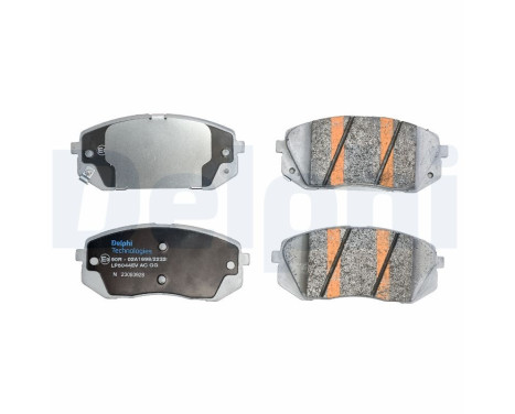 Brake pad set, disc brake LP5044EV Delphi