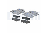 Brake pad set, disc brake LP5045EV Delphi