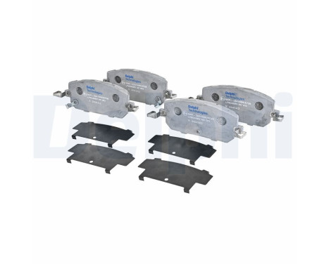 Brake pad set, disc brake LP5045EV Delphi