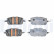 Brake pad set, disc brake LP5045EV Delphi, Thumbnail 2