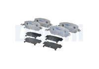 Brake pad set, disc brake LP5045EV Delphi