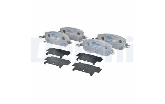 Brake pad set, disc brake LP5045EV Delphi