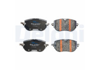 Brake pad set, disc brake LP5046EV Delphi