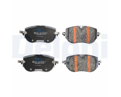 Brake pad set, disc brake LP5046EV Delphi