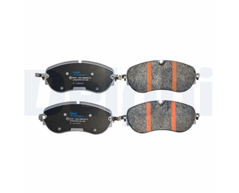 Brake pad set, disc brake LP5047EV Delphi