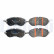 Brake pad set, disc brake LP5047EV Delphi