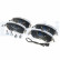 Brake pad set, disc brake LP5047EV Delphi, Thumbnail 2