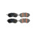 Brake pad set, disc brake LP5047EV Delphi