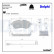Brake pad set, disc brake LP5047EV Delphi, Thumbnail 3