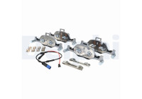 Brake pad set, disc brake LP5050EV Delphi