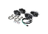 Brake pad set, disc brake LP5051EV Delphi