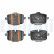 Brake pad set, disc brake LP5051EV Delphi, Thumbnail 2