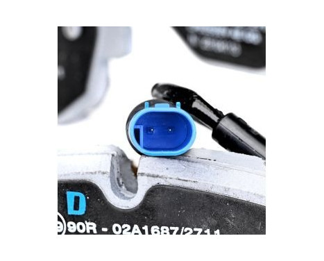 Brake pad set, disc brake LP5052EV Delphi, Image 3