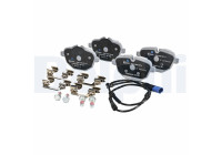 Brake pad set, disc brake LP5052EV Delphi