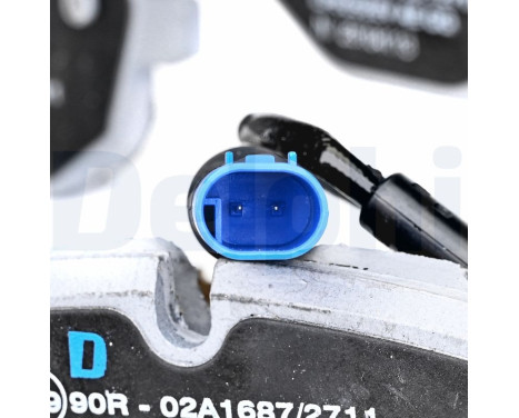 Brake pad set, disc brake LP5052EV Delphi, Image 3