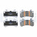 Brake pad set, disc brake LP5055EV Delphi, Thumbnail 3