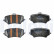 Brake pad set, disc brake LP5056EV Delphi, Thumbnail 2