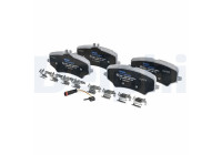 Brake pad set, disc brake LP5056EV Delphi