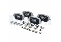 Brake pad set, disc brake LP5057EV Delphi