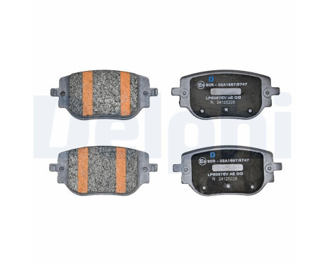 Brake pad set, disc brake LP5057EV Delphi, Image 2