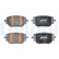 Brake pad set, disc brake LP5057EV Delphi, Thumbnail 2